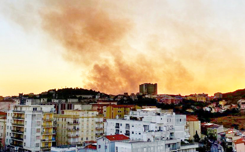 INCENDIO NUORO