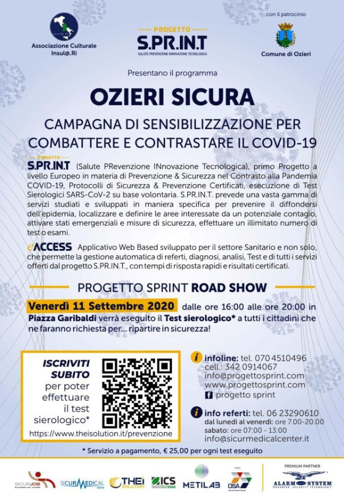 Locandina Progetto Sprint