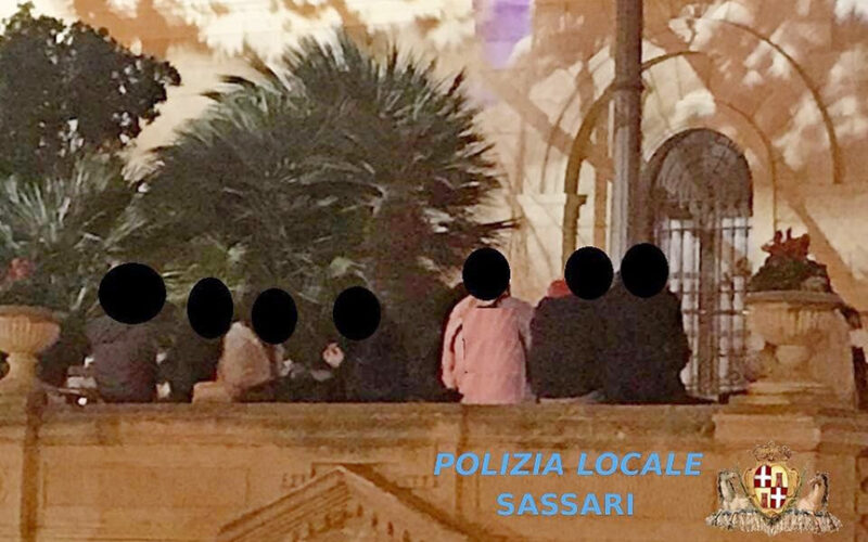 Assembramenti a Sassari