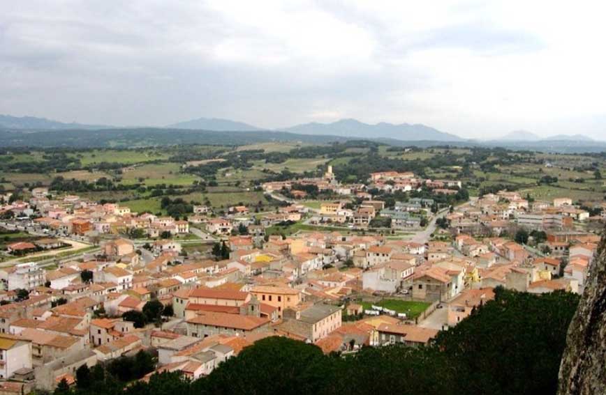 Monti panorama dell'abitato