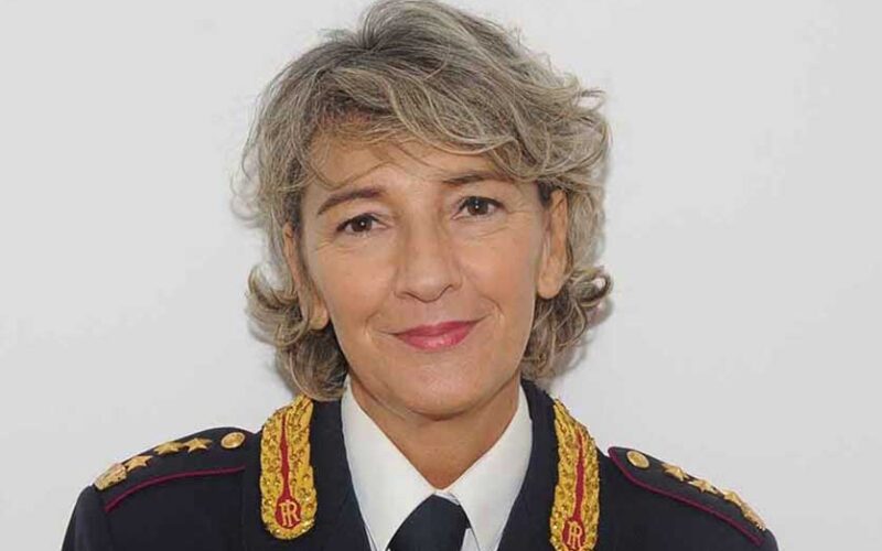 il questore Giusy Stellino