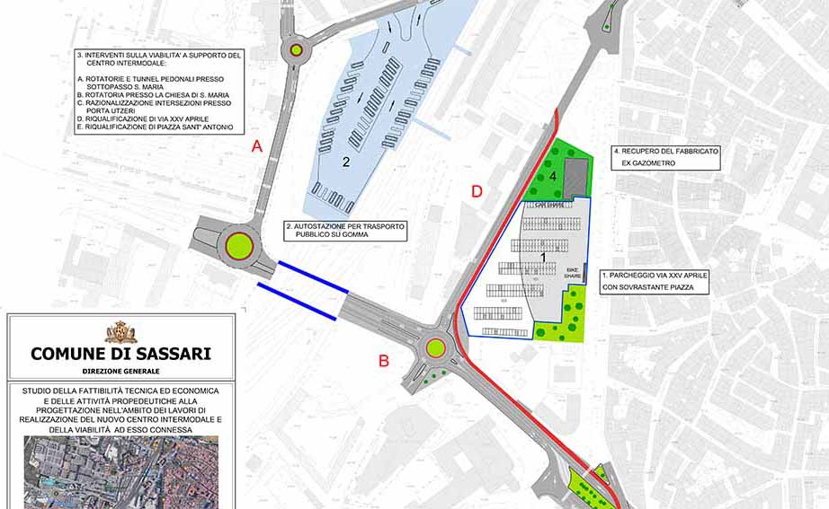 Centro Intermodale di Sassari, Marina Puddinu: «Fondamentale il lavoro della Lega per l'approvazione del progetto» 1 Centro Intermodale Sassari 1