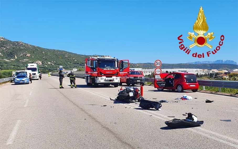 Incidente Olbia Circonvallazione Nord