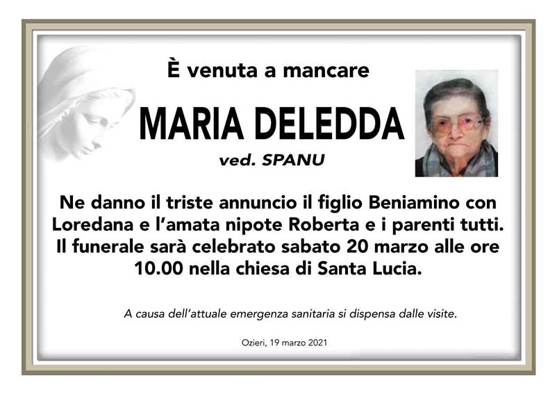 Necro Ozieri 334 Maria Deledda