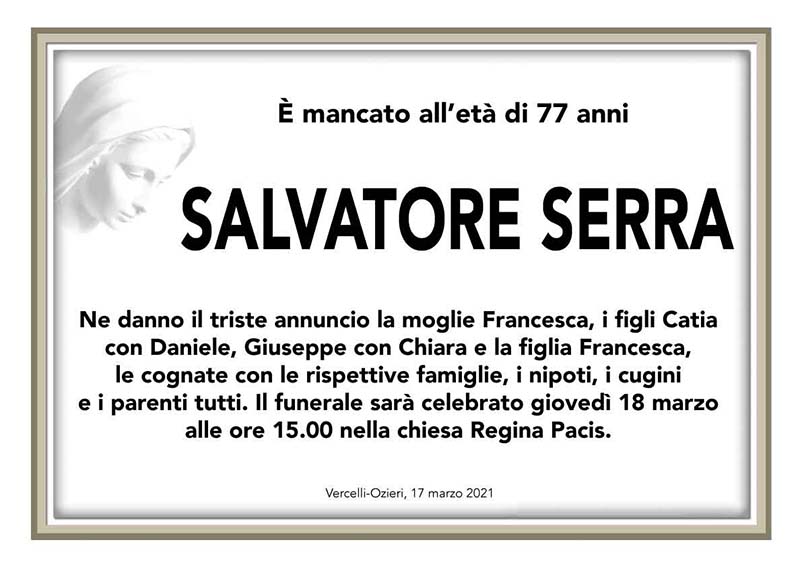 Necro Ozieri 335 Salvatore Serra