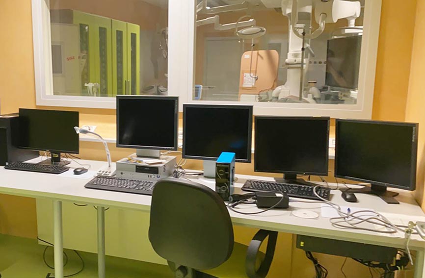 Pronte le 2 nuove sale di emodinamica di Sassari 1 Stazione controllo Emodinamica