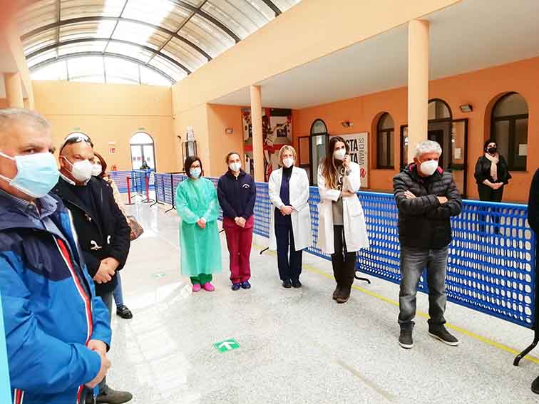 Inaugurato l'Hub vaccinale di Ozieri alla presenza dell'assessore Nieddu 5 Inaugurazione vaccinale 2