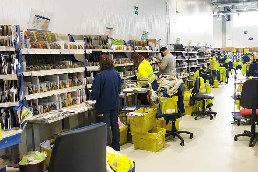 Nuovo centro di distribuzione postale di Nuoro