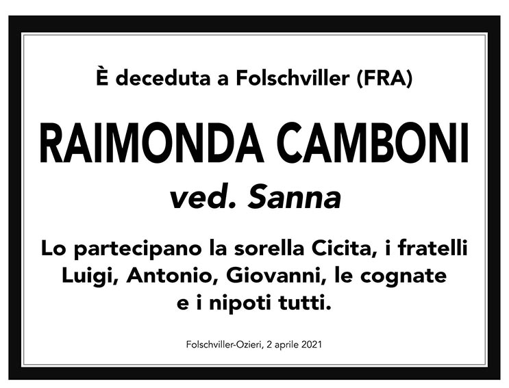 Necro Ozieri 323 Raimonda Camboni