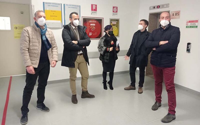 Sopralluogo M5S Ospedale San Francesco di Nuoro