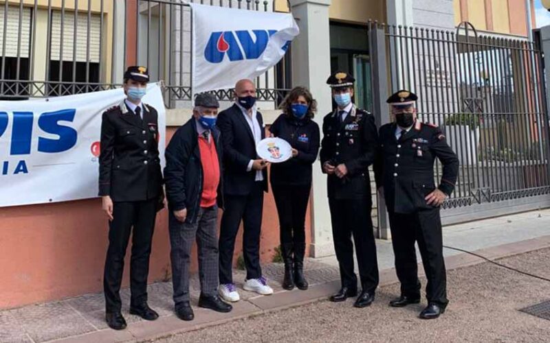 Donazione sangue Avis Carabinieri di olbia