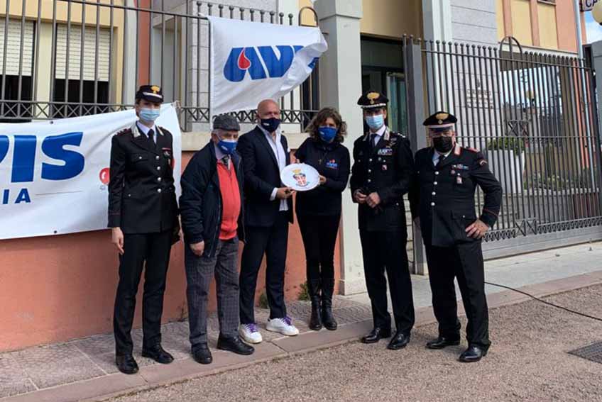 Donazione sangue Avis Carabinieri di olbia