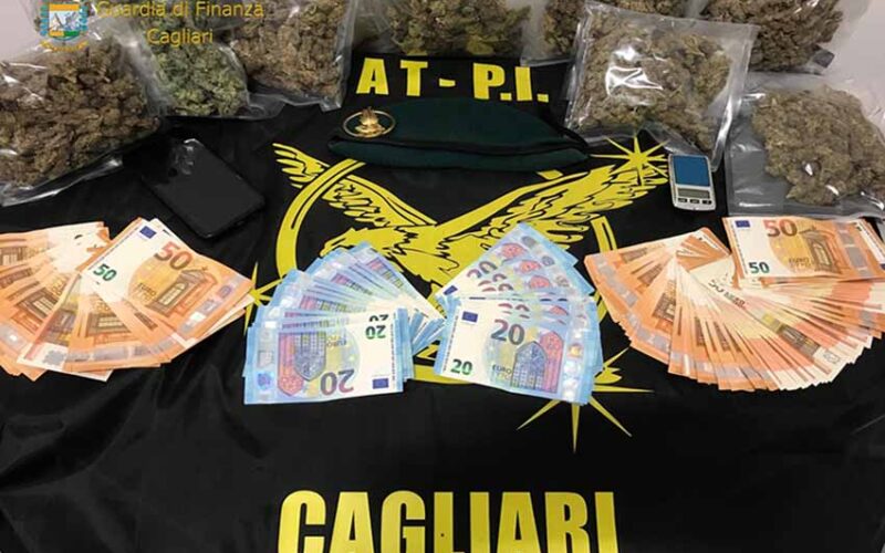 Spaccio di marijuana a Cagliari