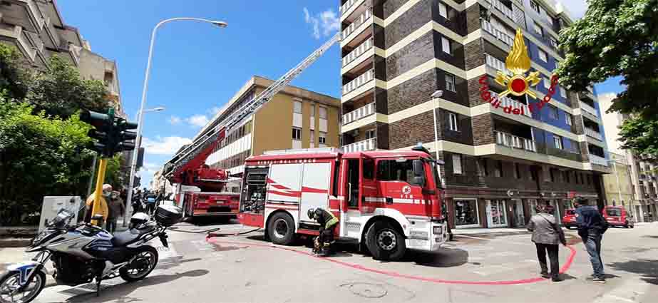 Intervento Vigili del Fuoco Sassari