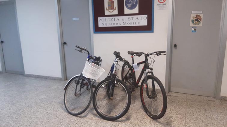 Biciclette rubate a Oristano