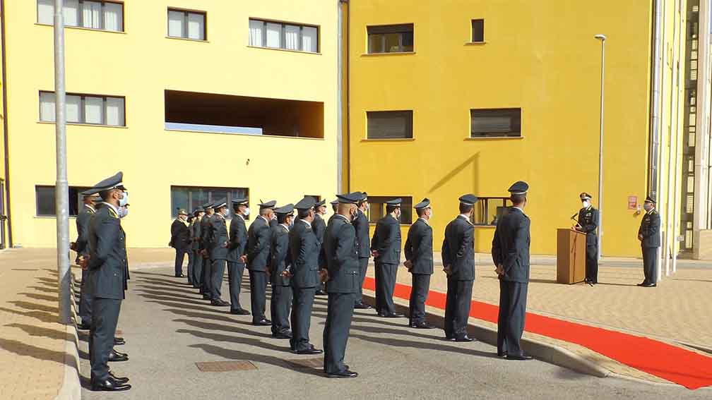 Il generale Andrea De Gennaro visita il Comando della Guardia di Finanza di Sassari 2