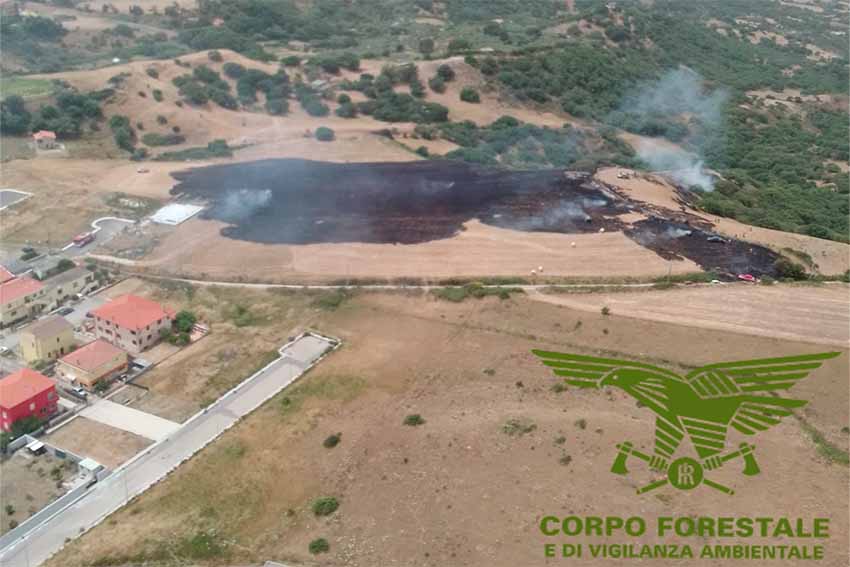 Incendi Sardegna 19 giugno: roghi a Pozzomaggiore e Ploaghe 1 Incendio Ploaghe