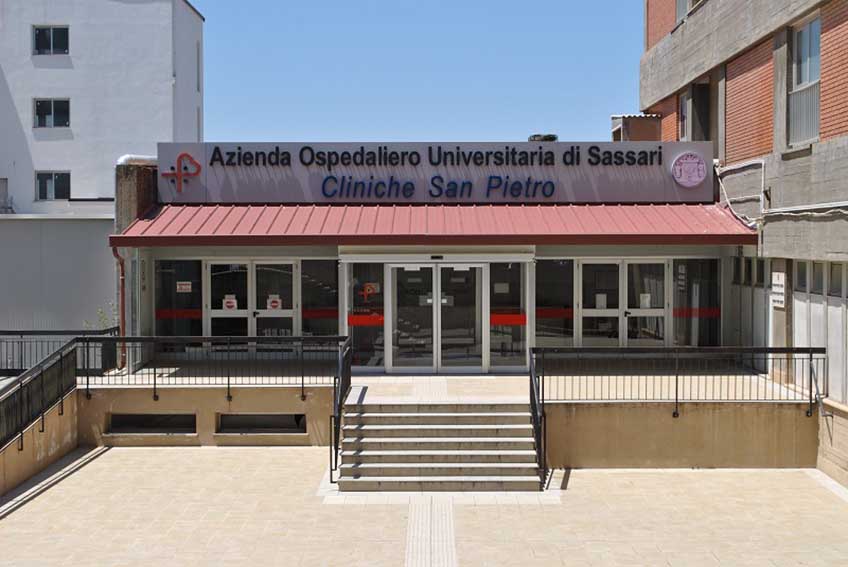 Aou Sassari, prof. Corrado Rubino: «Da settembre ricostruzioni mammarie immediate» 1 Ingresso Cliniche San Pietro