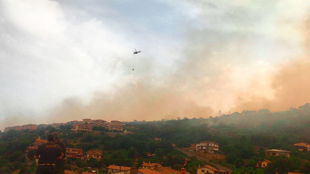 Incendio Santu Lussurgiu 2