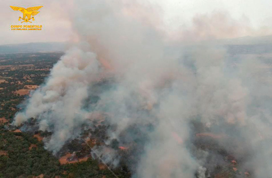 Incendio abbasanta