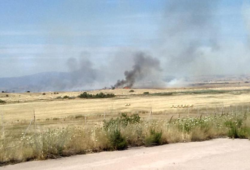 Incendio piana di Chilivani