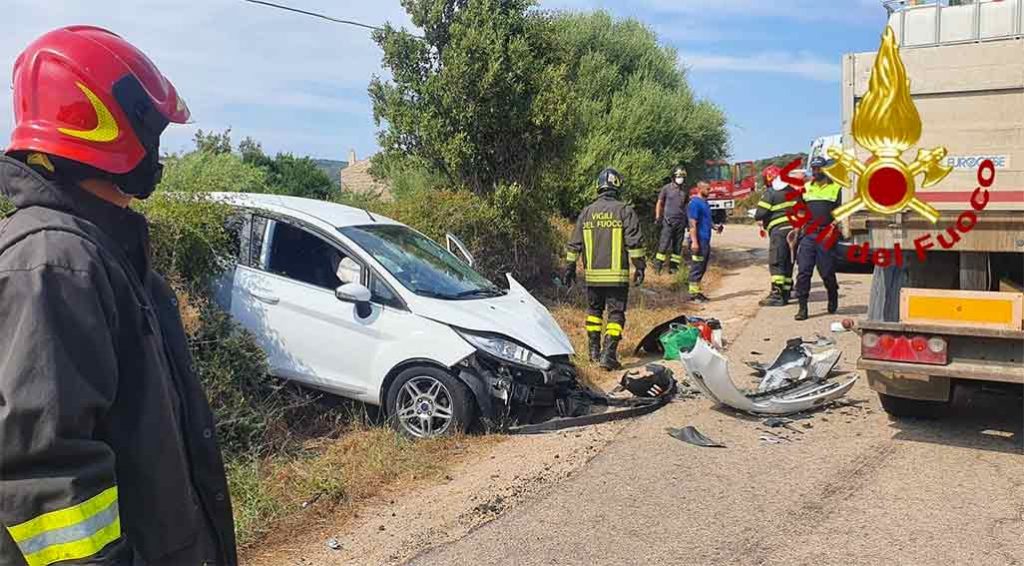 Incidente strada per Luogosanto 2