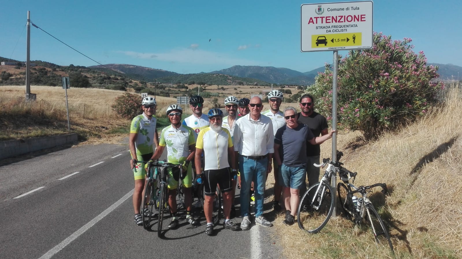 Io rispetto il ciclista Tula 13.07.2021