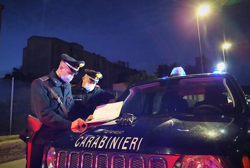 Controllo Carabinieri notte