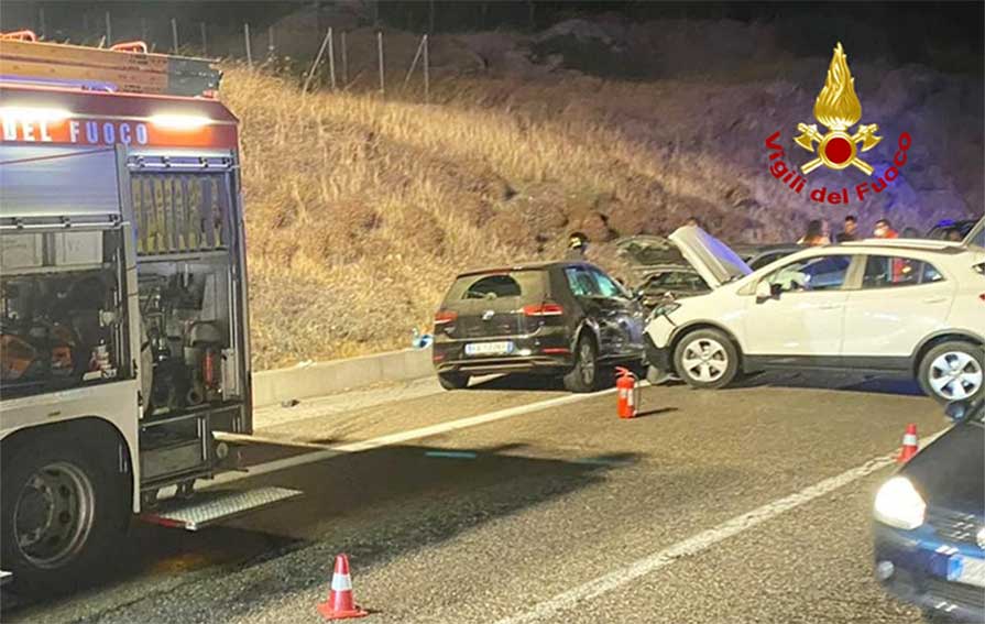 Incidente a Geremeas sulla statale 125: coinvolte 5 auto 1 Incidente Geremeas