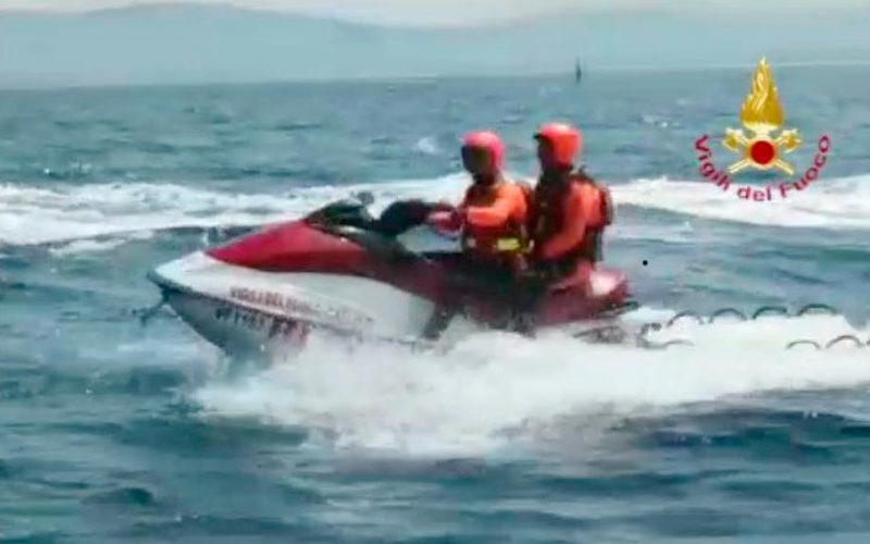occorso acquatico dei Vigili del Fuoco