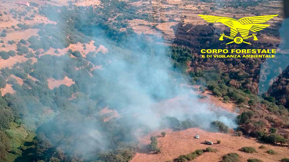 Incendi Sardegna 6 agosto: nuovi roghi a Cuglieri e Santu Lussurgiu 1 incendio Santulussurgiu 6 agosto
