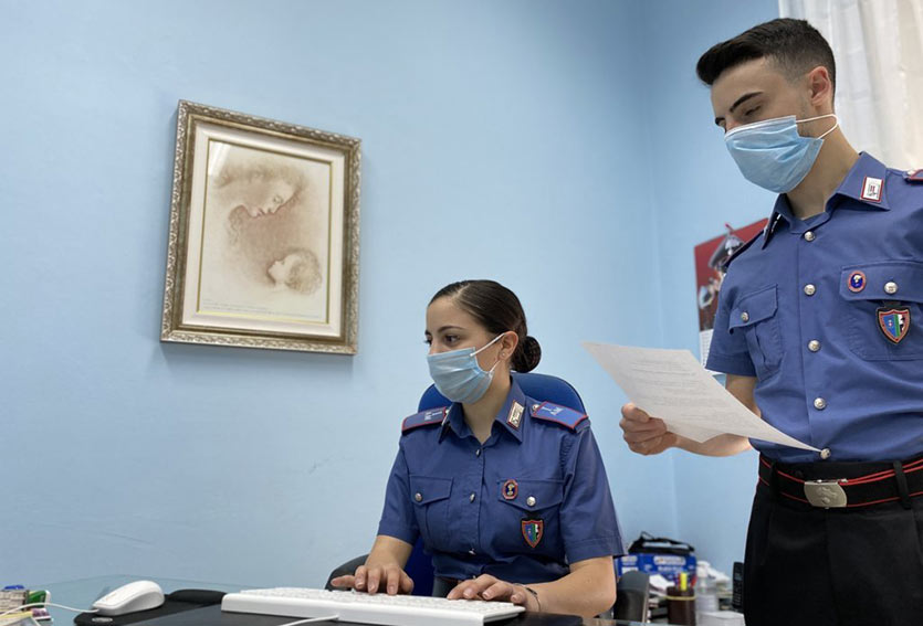 Carabinieri truffe on line