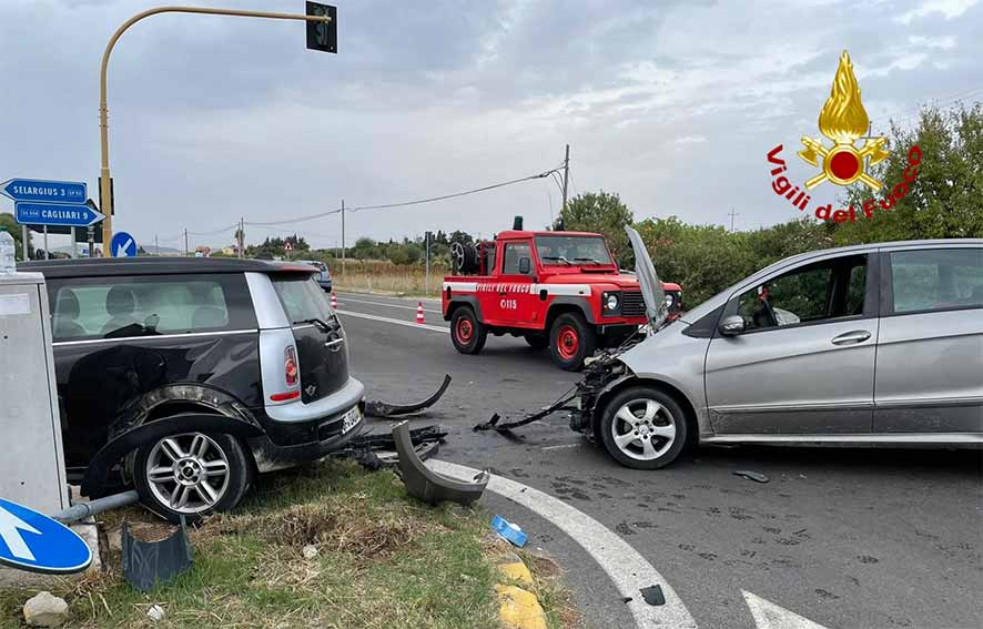 Incidente bivio Selargius 1