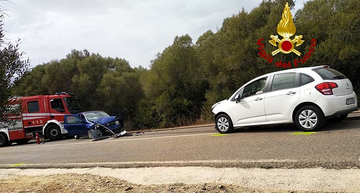 Incidente stradale a Stintino