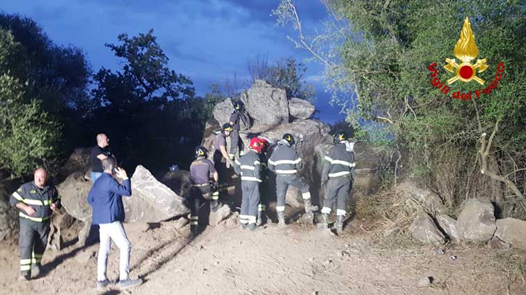 Salvataggio cane a Bono