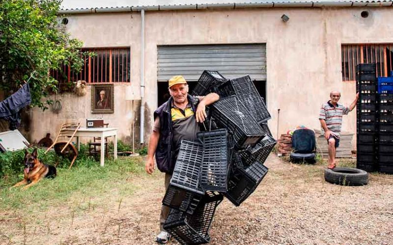 Frame tratto da LUOMO DEL MERCATO di Paola Cireddu