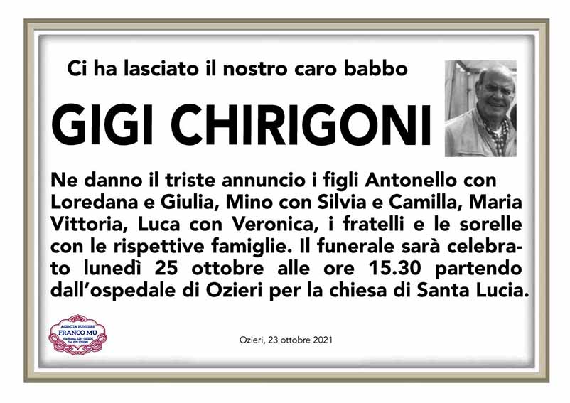 Necro Ozieri 255 Gigi Chirigoni