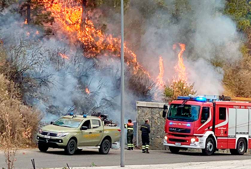 Incendio lambisce l'asilo nido comunale, momenti di paura ieri a Ozieri 1 Incendio Asilo nido Ozieri