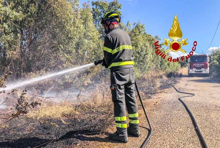 Incendio Azienda a cuglieri