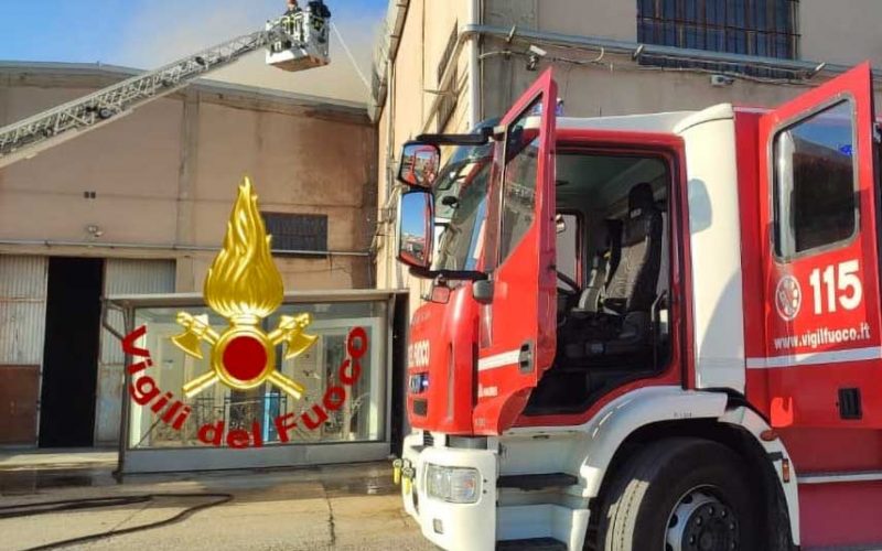 Incendio Sestu