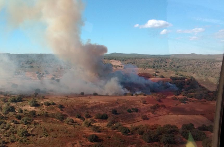 21 incendi oggi in Sardegna: a Santu Lussurgiu in azione i Canadair 1 Incendio santulussurgiu
