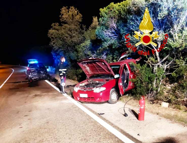 incidente Arzachena Stazzu Funtana Manna