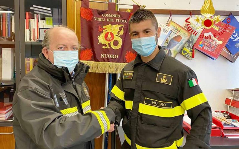 Manolo Mureddu nuovo direttore del Comando dei Vigili del Fuoco di Nuoro