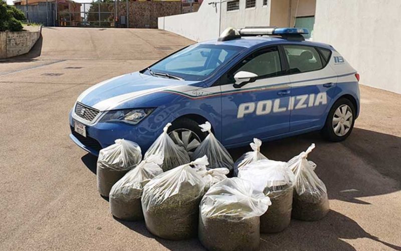 Olbia sequestro stupefacente 90 kg