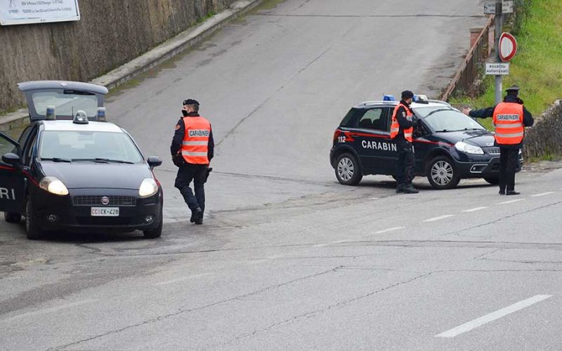 Posto di blocco Carabinieri SantAntioco 1