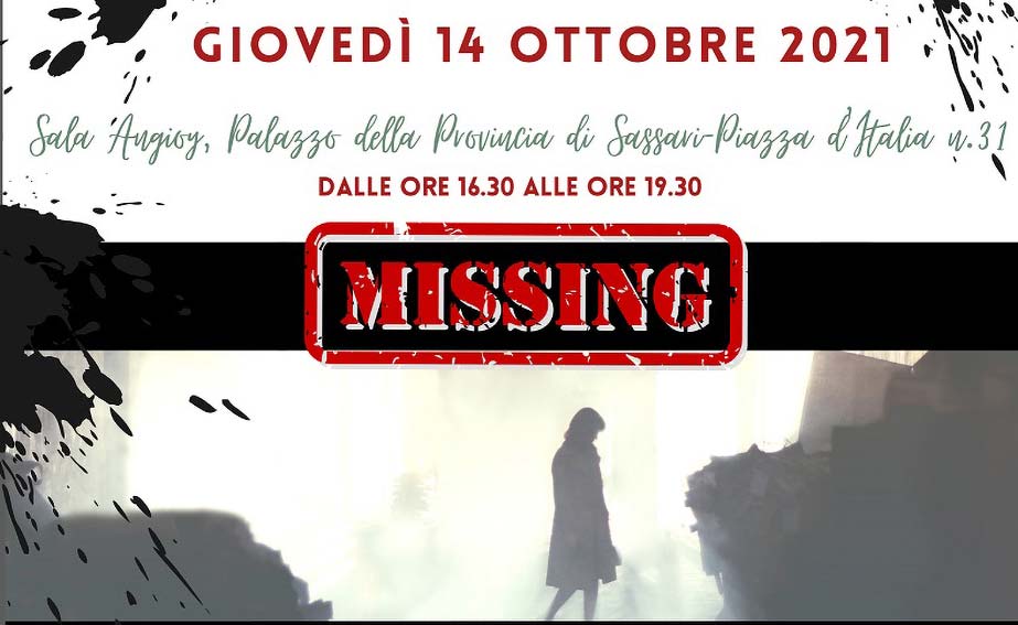 Sassari Convegno vite Sospese Lesercito degli scomparsi in Sardegna