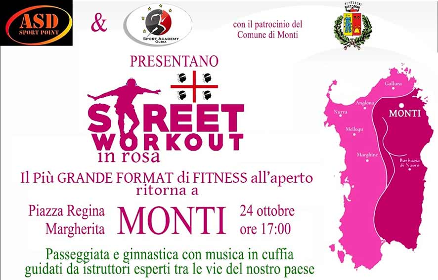 Street Workout in rosa a Monti