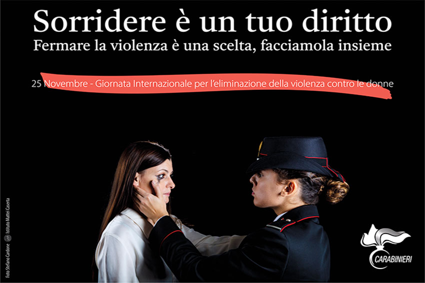 L’Arma dei Carabinieri in prima linea contro la violenza sulle donne 1 Foto Giornata contro la violenza sulle donne Carabinieri