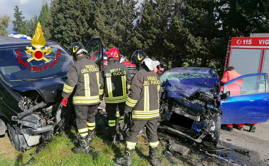 Incidente Castiadas provinciale 19