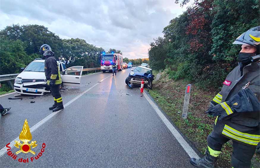 Incidente stradale sulla Ss 127 Olbia Telti